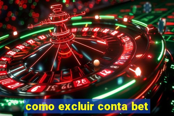 como excluir conta bet